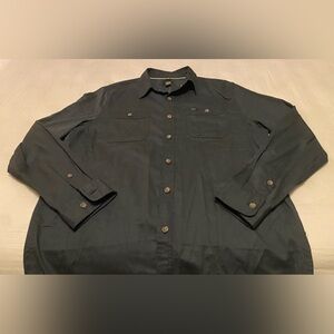 Lee Regular Fit Button Down Stretch Fit Shirt Size Large Men’s NWT